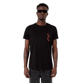 Tshirthane DNA Sarı Kırmızı Siyah Erkek T-shirt