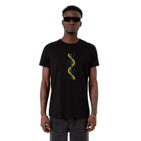 Tshirthane DNA Sarı Lacivert Siyah Erkek T-shirt