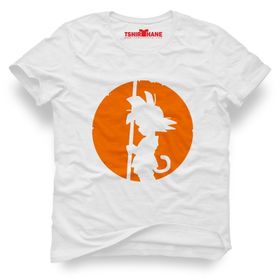 Tshirthane Dragon Ball Son Goku Beyaz Erkek Tshirt