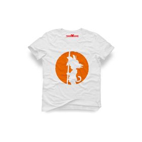 Tshirthane Dragon Ball Son Goku Beyaz Erkek Tshirt