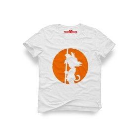 Tshirthane Dragon Ball Son Goku Beyaz Erkek Tshirt