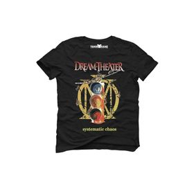 Tshirthane Dream Theater Systematic Chaos Rock Metal Müzik Baskılı Erkek T-Shirt