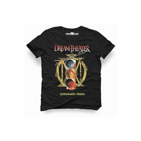 Tshirthane Dream Theater Systematic Chaos Rock Metal Müzik Baskılı Erkek T-Shirt