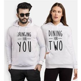 Tshirthane Drinking For You Dining For Two 2'li Sevgili Sweatshirt