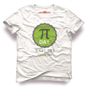 Tshirthane Dünya Pi Günü Pi Sayısı 3 14 Beyaz Erkek Tshirt