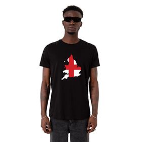 Tshirthane Euro 24 England Siyah Erkek T-shirt
