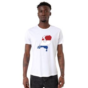 Tshirthane Euro 24 Netherlands Beyaz Erkek T-shirt