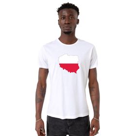 Tshirthane Euro 24 Poland Beyaz Erkek T-shirt