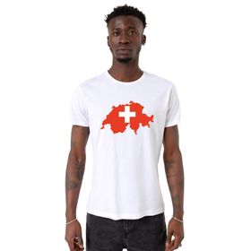 Tshirthane Euro 24 Switzerland Beyaz Erkek T-shirt