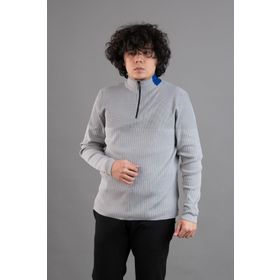 Tshirthane Fermuar Yaka Yarım Balıkçı Likralı Erkek Sweatshirt