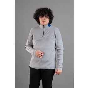 Tshirthane Fermuar Yaka Yarım Balıkçı Likralı Erkek Sweatshirt