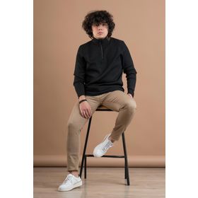 Tshirthane Fermuar Yaka Yarım Balıkçı Likralı Erkek Sweatshirt