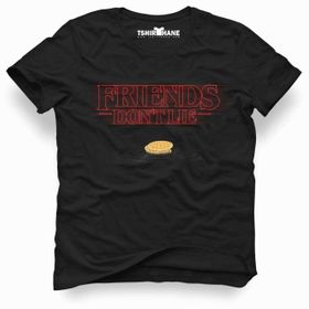 Tshirthane Friends Dont Lie Siyah Erkek T-shirt