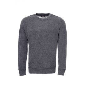 Tshirthane Füme Bisiklet Yaka Erkek Sweatshirt