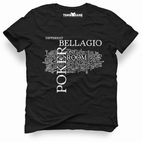 Tshirthane Gambling Money Alcohol Tipografi Siyah Erkek Tshirt