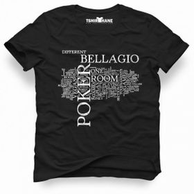 Tshirthane Gambling Money Alcohol Tipografi Siyah Erkek Tshirt