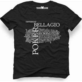 Tshirthane Gambling Money Alcohol Tipografi Siyah Erkek Tshirt