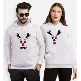 Tshirthane Geyik 2'li Sevgili Sweatshirt