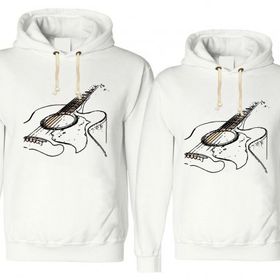 Tshirthane Gibson Acoustic Guitar Sevgili Kombinleri T-shirt