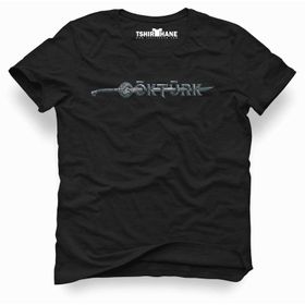 Tshirthane Göktürk Logo Siyah Erkek Tshirt