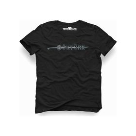 Tshirthane Göktürk Logo Siyah Erkek Tshirt