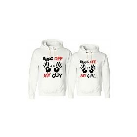 Tshirthane Hands Off Sevgili Kombinleri Sweatshirt Kombini