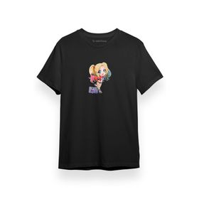 Tshirthane Harley Queen Suıcıde Squad Siyah Kısa Kol Erkek T-shirt