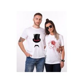 Tshirthane Her Beast His Beutiful 2'li Sevgili T-shirt