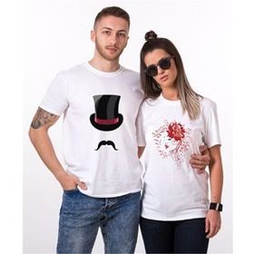 Tshirthane Her Beast His Beutiful 2'li Sevgili T-shirt