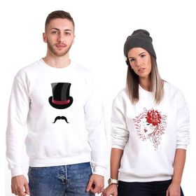 Tshirthane Her Beast His Beutiful Sevgili Kombinleri Sweatshirt Kombini