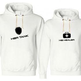 Tshirthane Her Tank His Healer 2'li Sevgili Sweatshirt