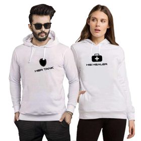 Tshirthane Her Tank His Healer 2'li Sevgili Sweatshirt