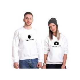 Tshirthane Her Tank His Healer 2'li Sevgili T-shirt