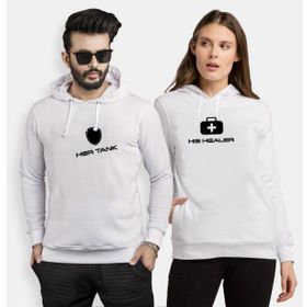 Tshirthane Her Tank His Healer Sevgili Kombinleri Sweatshirt Kombini