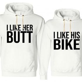 Tshirthane I Like 2'li Sevgili Sweatshirt