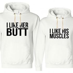 Tshirthane I Like His Bike I Like Her Butt Sevgili Kombinleri Sweatshirt Kombini
