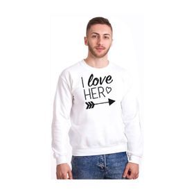 Tshirthane I Love Her Sevgili Kombinleri T-shirt Kombini