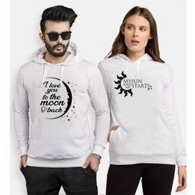 Tshirthane I Love You To The Moon Funny 2'li Sevgili Sweatshirt