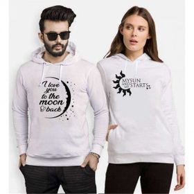 Tshirthane I Love You To The Moon Funny 2'li Sevgili Sweatshirt