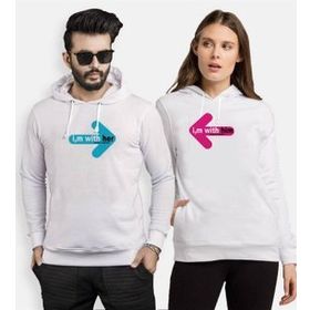 Tshirthane I m with tohether Sevgili Kombinleri Sweatshirt Kombini