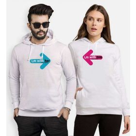 Tshirthane I m with tohether Sevgili Kombinleri Sweatshirt Kombini