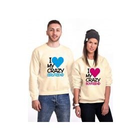 Tshirthane I My Crazy Boyfriend 2'li Sevgili Sweatshirt