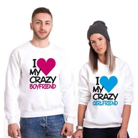 Tshirthane I My Crazy Boyfriend Sevgili Kombinleri T-shirt Kombini