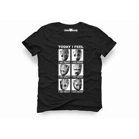 Tshirthane Im Groot To Day Feel Siyah Erkek Tshirt