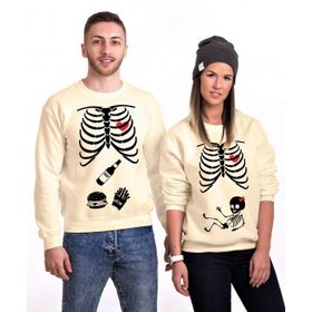 Tshirthane İskelet Bebek 2'li Sevgili Sweatshirt