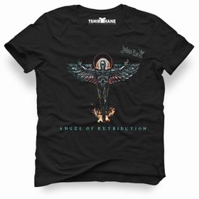Tshirthane Judas Priest Angel Siyah Erkek T-shirt