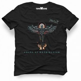 Tshirthane Judas Priest Angel Siyah Erkek T-shirt