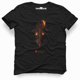 Tshirthane Juggernaut Mask Dota 2 Siyah Erkek T-shirt