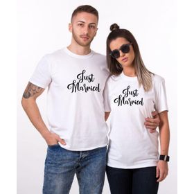 Tshirthane Just Married Sevgili Kombinleri T-shirt Kombini