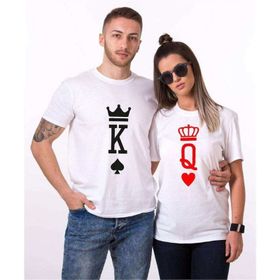 Tshirthane K Q King Queen Sevgili Kombinleri T-shirt Kombini